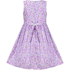 Girls Dress Flower Summer Casual Dress Lace Size 5-14 Years