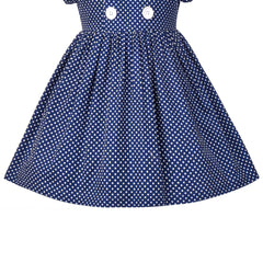 Girls Dress School Strip Butterfly Print Gingham Size 4-14 Years