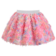 Girls Skirt Pearl Stars Sparkling Tutu Dancing Size 2-12 Years