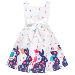 Girls Dress Flower Petal Summer Sundress Butterfly Size 4-12 Years