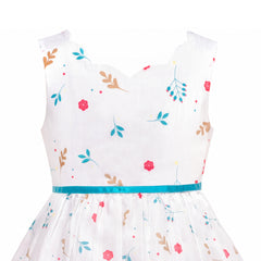 Girls Dress Flower Petal Summer Sundress Butterfly Size 4-12 Years