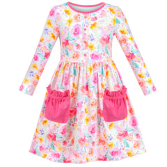 Girls Dress Owl Ice Cream Butterfly Sequin Everyday Dress Size 4-14 Years