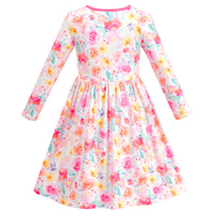 Girls Dress Owl Ice Cream Butterfly Sequin Everyday Dress Size 4-14 Years