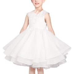 Flower Girls Dress Wedding Pageant Bridesmaid Gown Size 3-12 Years