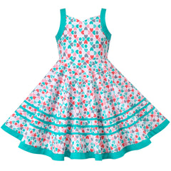 Girls Dress Porcelain Vintage Tank Dress Size 3-12 Years