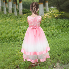 Girls Dress Sleeveless Ball Gown Wedding Party Pageant Size 6-12 Years