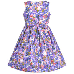 Girls Dress Flower Print Size 2-12 Years