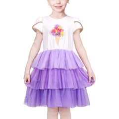 Girls Dress Tutu Dancing Tiered Skirt Ballet Party Size 2-10 Years