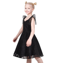 Girls Dress Floral Ruffle Tulle Skirt Flutter Flare Sleeve Size 4-10 Years