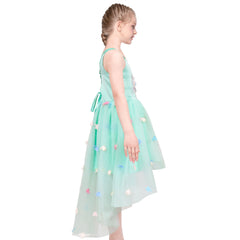 Girls Dress Princess Hi-lo Off Pearl Pageant Dancing Ball Size 6-12 Years