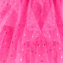 Girls Skirt Pearl Stars Sparkling Tutu Dancing Size 2-12 Years