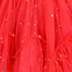 Girls Skirt Pearl Stars Sparkling Tutu Dancing Size 2-12 Years