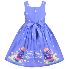 Girls Dress Flower Petal Summer Sundress Butterfly Size 4-12 Years