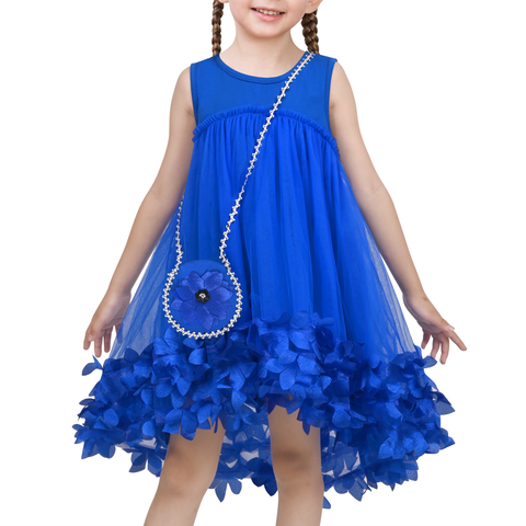 Girls Dress A-line Cute Handbag Princess Size 5-10 Years