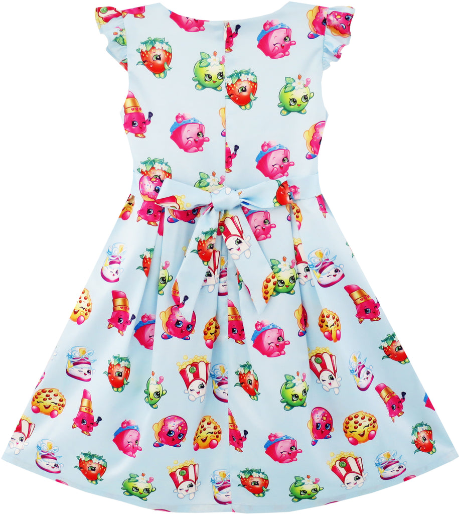 Girls Dress Sunny Fashion Blossom Poppy Kiss – Corn Strawberry Apple
