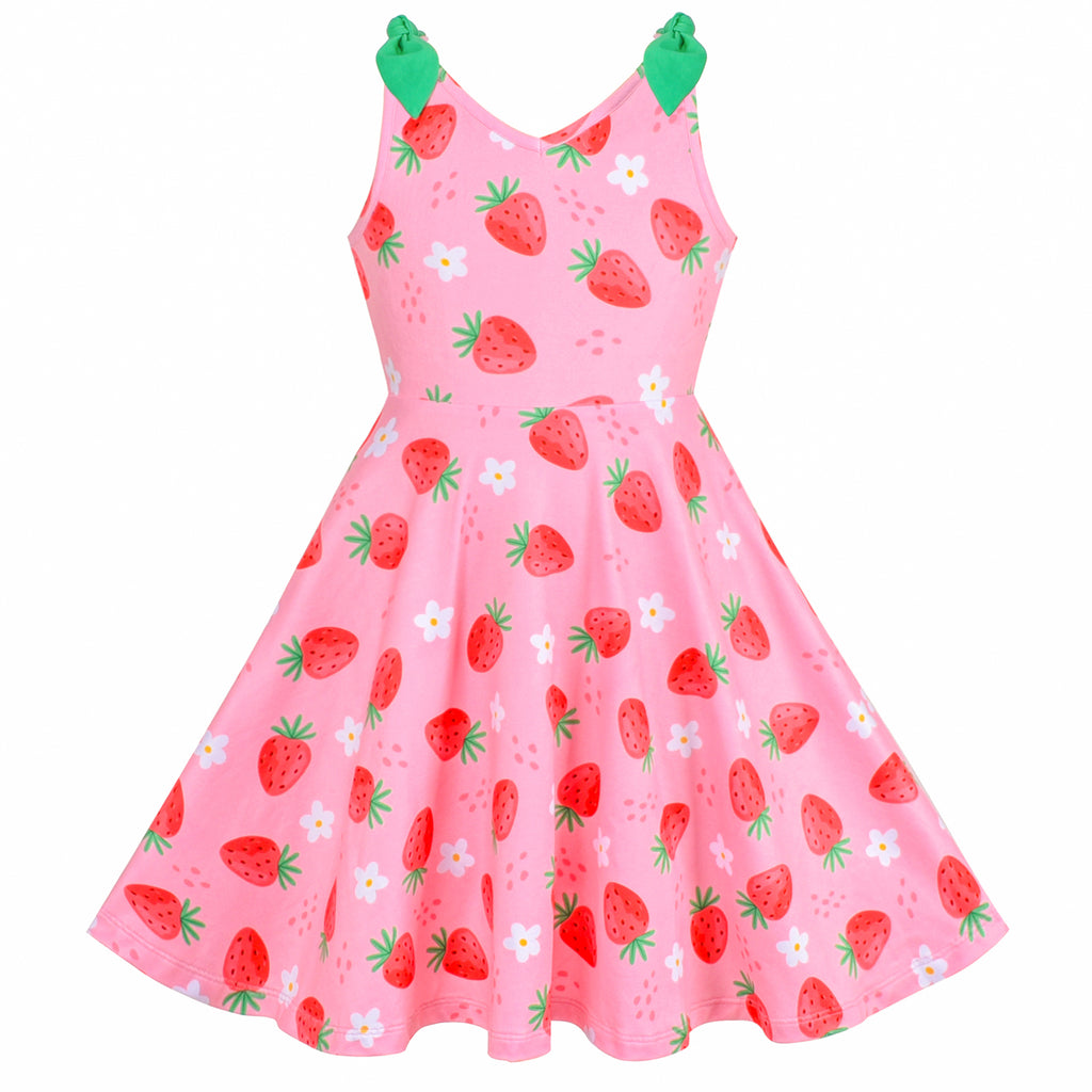 Amazon.com: Dress for Baby Girl Princess Dress for Girls 2 to 8 Years  Totally Cotton Little Girls Sleeveless (Pink, 5-6 Years): Clothing, Shoes &  Jewelry